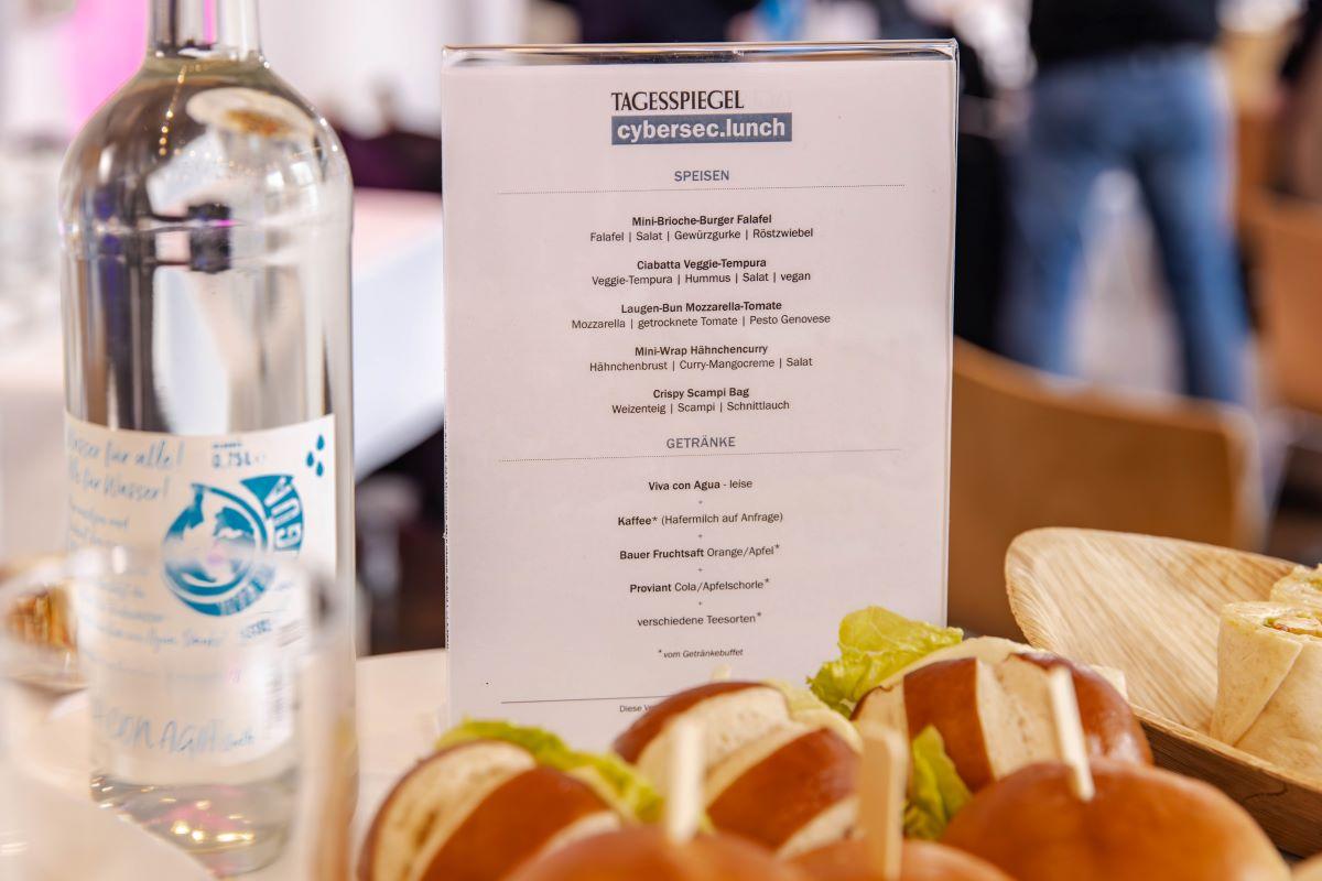 Die Menü-Karte des cybersec.lunch#28