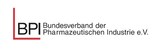 Logo des Veranstaltungspartners BPI - Bundesverband der Pharmazeutischen Industrie.